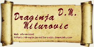 Draginja Milurović vizit kartica